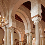 La salle de prière de la mosquée de Sidi Okba (Kairouan, Tunisie)