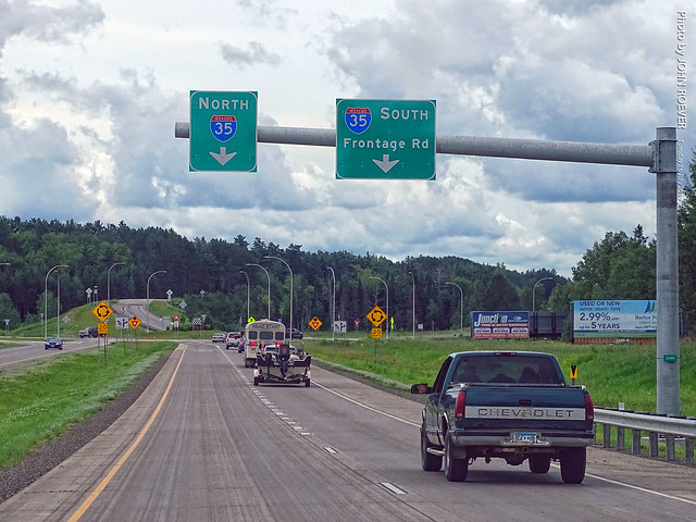 I-35 & MN-33 in Cloquet, July 2019