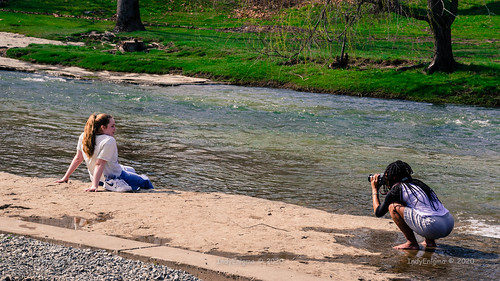 photographer people women female girl water stone fallspark pendleton indiana spring d5100