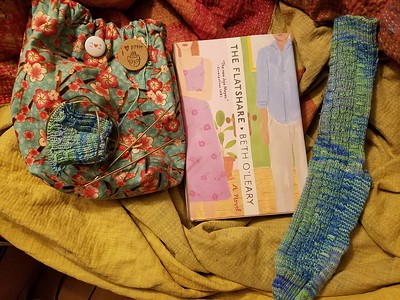 Knitting and Reading in April