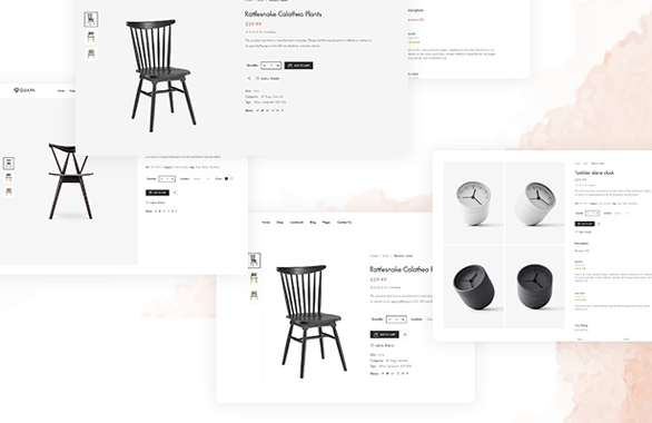 07 product detail page layouts Leo Quazta Furniture Prestashop Theme