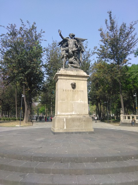 Beethoven Monument Alameda Central, Mexico City, Mexico