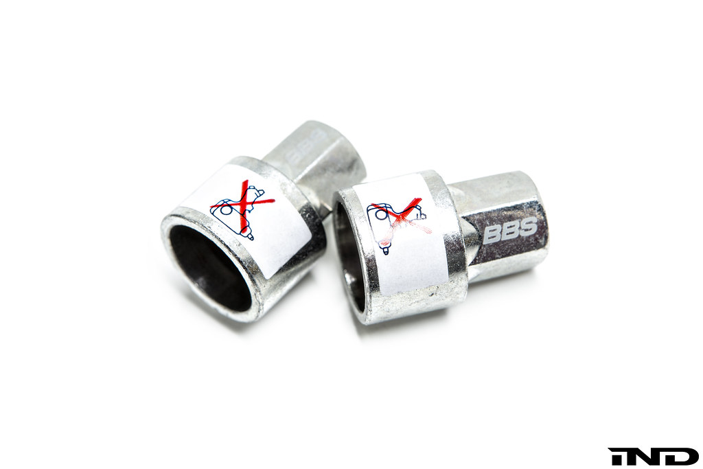 IND | BBS M14x1.25 Locking Wheel Bolt Set - Black Chrome - BMW M3