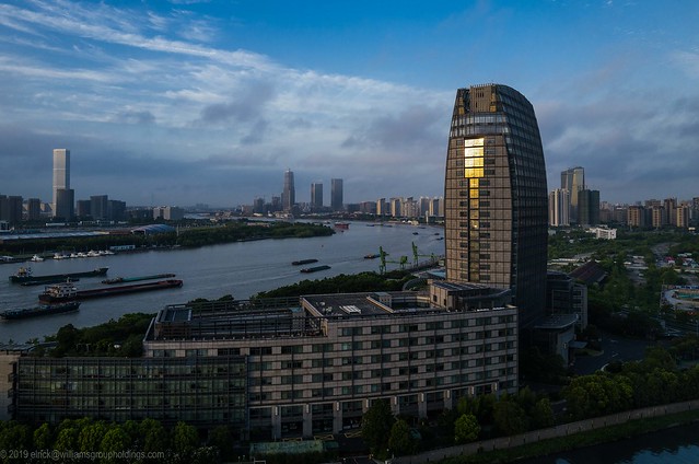 Sunrise on the Huangpu River