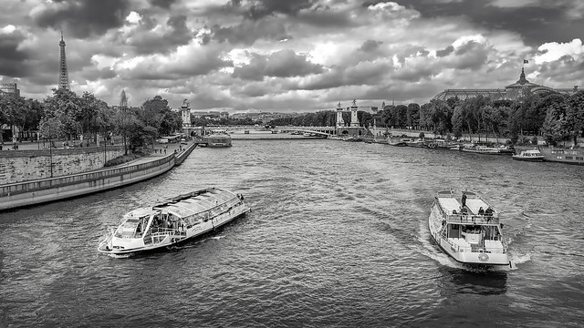 boats on the Seine