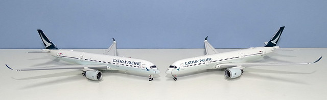 Cathay Pacific Airbus A350s Aviation400 vs JC Wings