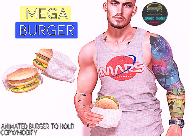Junk Food - Mega Burger Ad