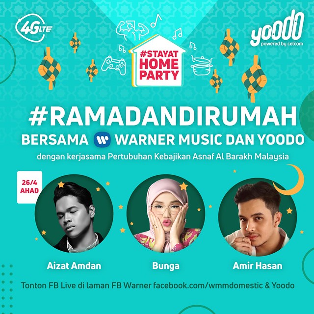 Ramadan Di Rumah Bersama Warner Music Dan Yoodo