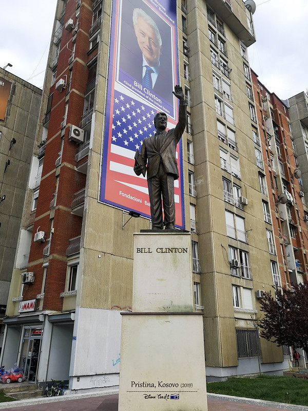 2019 Kosovo Pristina Statue of Bill Clinton