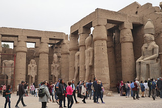 Luxor - Luxor temple great court of ramses ii east