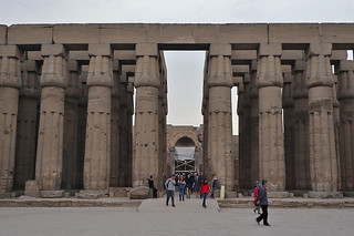 Luxor - Luxor temple sun court of amenhotep iii