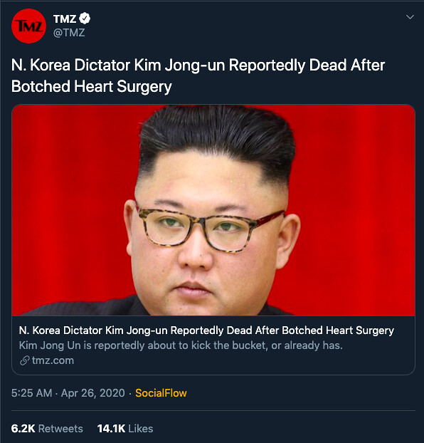 Kim Jong Un Sudah Mati