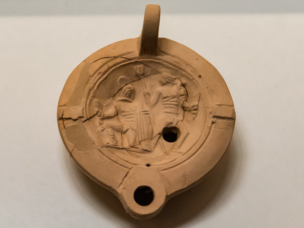Roman Peloponnese IV - Terracotta Oil Lamp