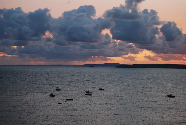 Sunrise over St.Ives Bay