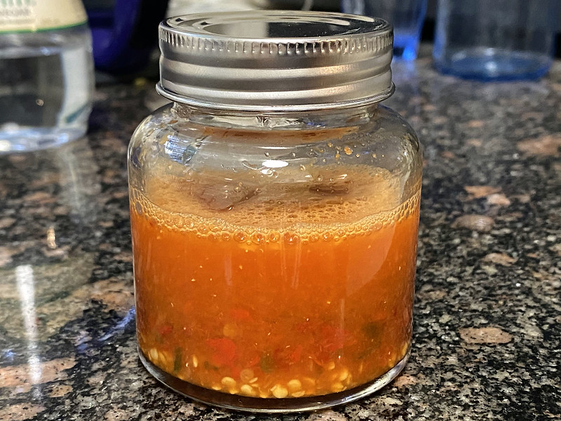 Home made chilli sauce