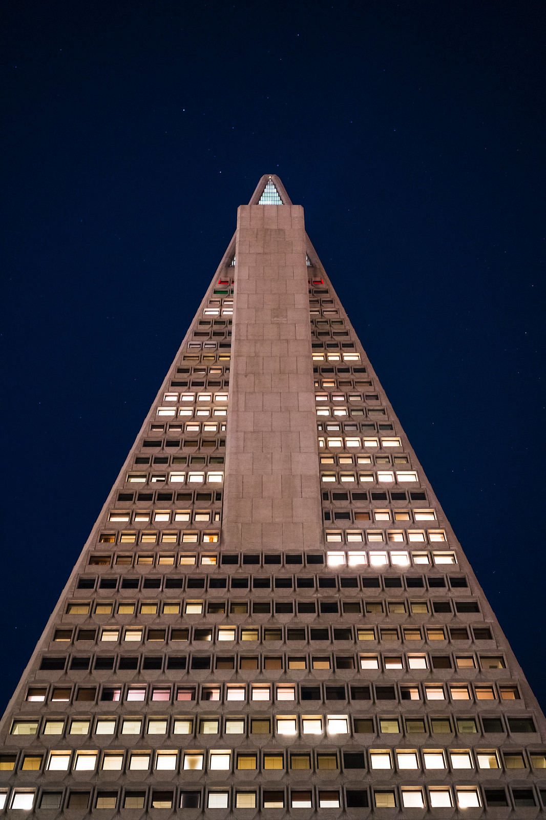 Transamerica Pyramid, one of the defining features of the San Francisco skyline.