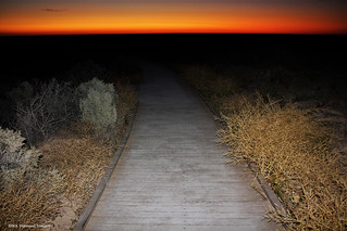 Sunset over Mungo National Park From the Walls Lookout, South Western NSW