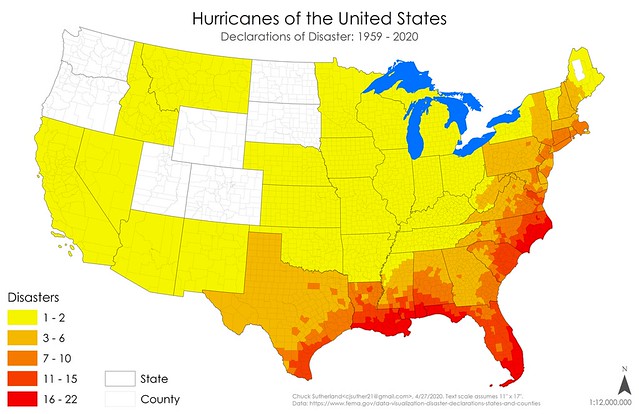 Declared Disasters - Hurricane