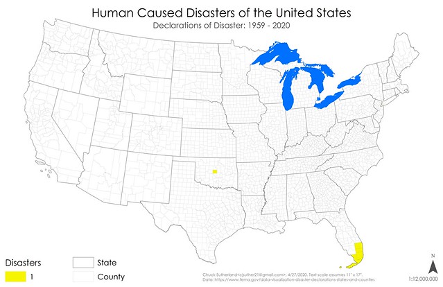 Declared Disasters - Human Caused