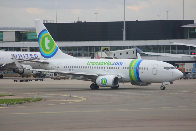 Transavia Airlines PH-XRD Boeing 737-7K2 at Amsterdam AMS Netherlands