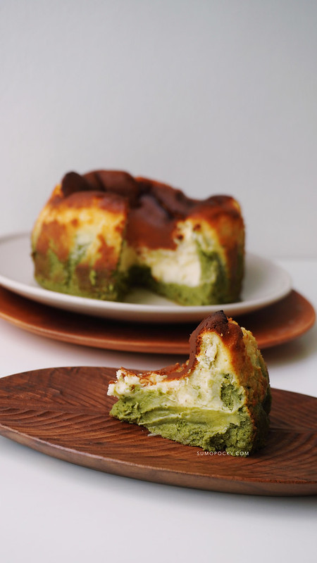 Matcha Basque Burnt Cheesecake Recipe