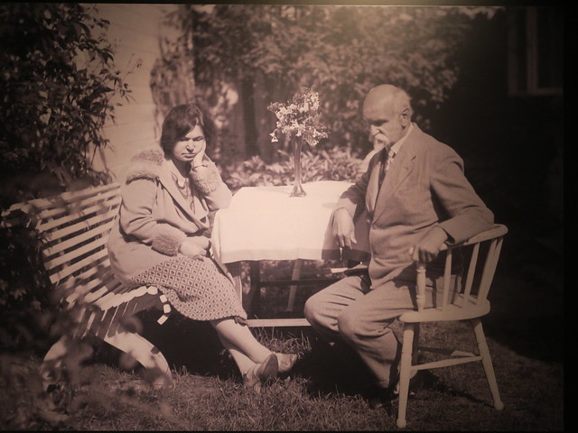 Portrait du poète Rainis (1865-1929) et de son épouse la poétesse Elza Pliekšāne dite Aspazija (1865-1943) - Demeure de Aspazija, Jūrmala