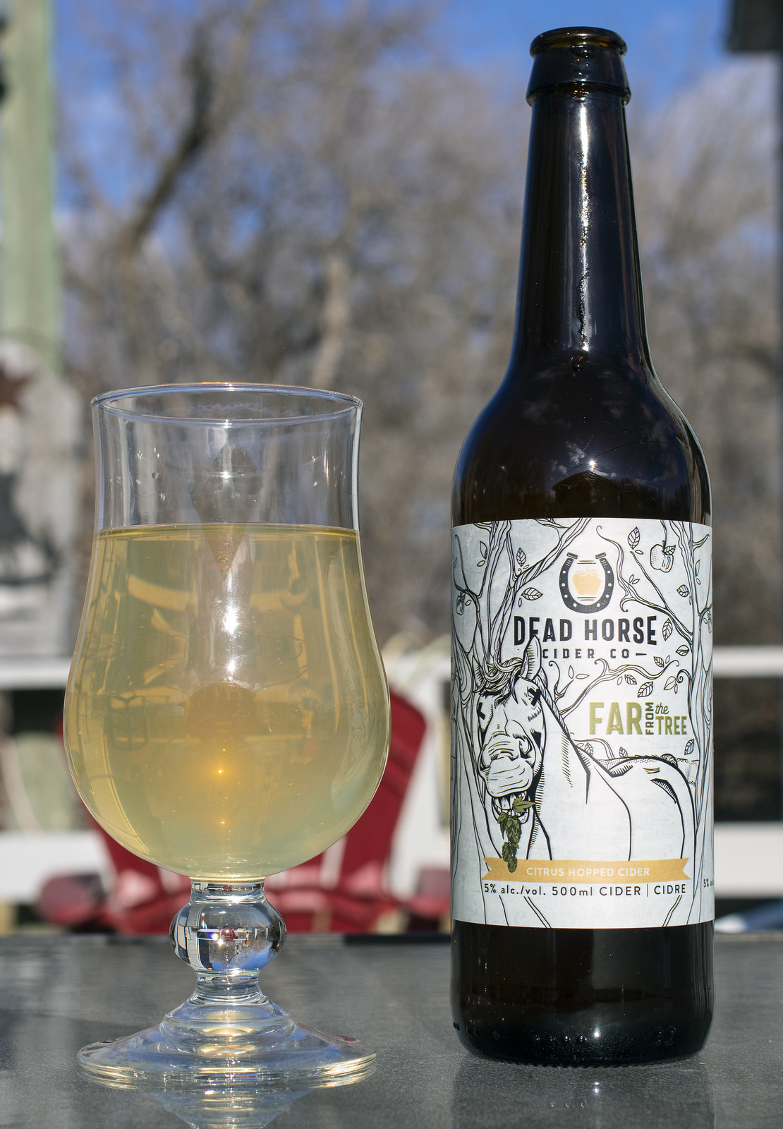 Review: Dead Horse Cider Far from the Tree Citrus Hopped Cider -  