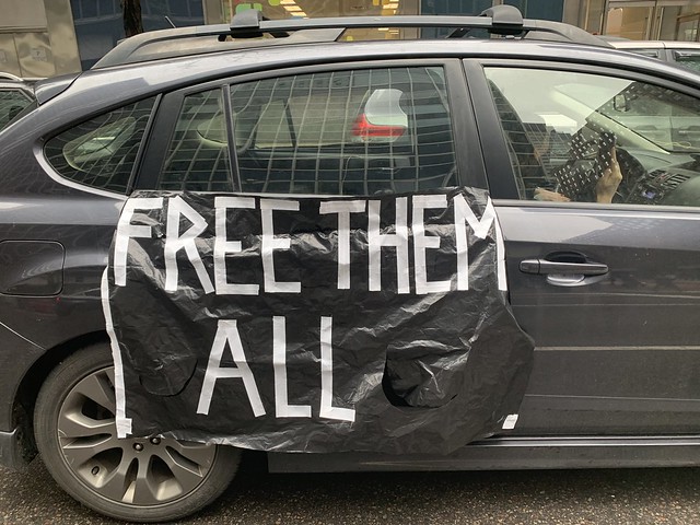 #FreeThemAll Car+Bike Demo: Say No To Death Camps