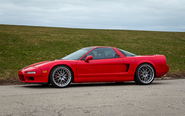 Acura NSX from a car club of 1990s classics