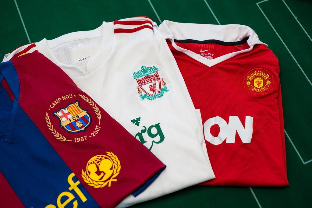 Vintage Football Shirts - This image of three Vintage Footba… - Flickr