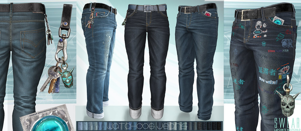 L&B MENS WATCHDOG JEANS for FAMESHED : MAY