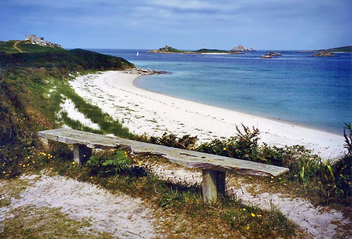 shallowwater islesofscilly beach island bench