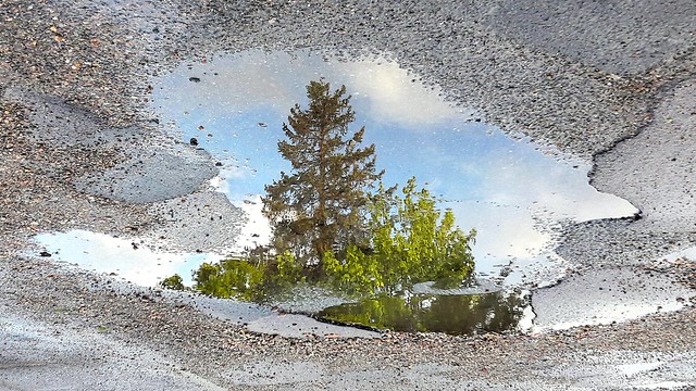 Pothole Reflection.....