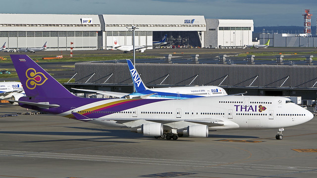 Boeing 747-4D7, HS-TGG, Thai Airways International