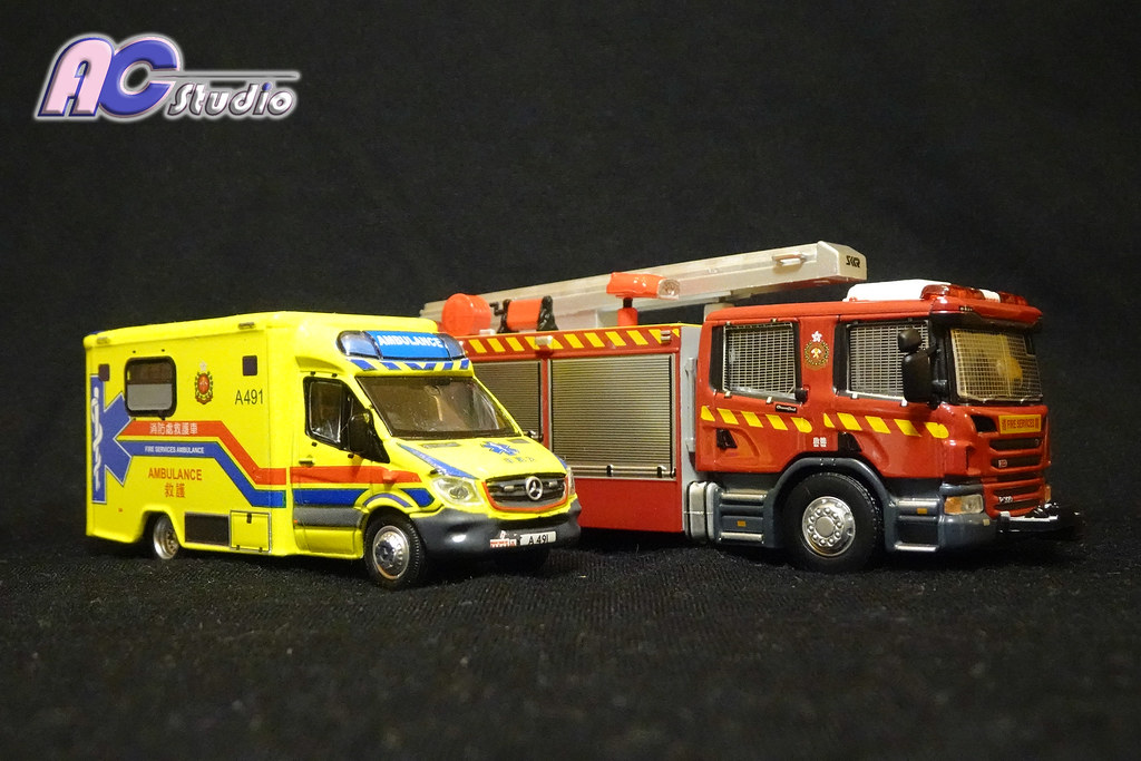F431 Details about   TINY HONG KONG CITY SCANIA Major Pump Fire Engine Special Edition 