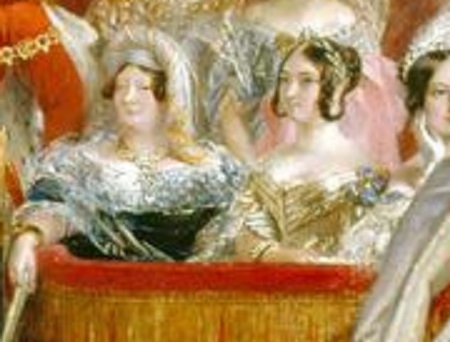 GRIV badges Queen Victoria Receiving the Sacrament at her Coronation, 28 June 1838
