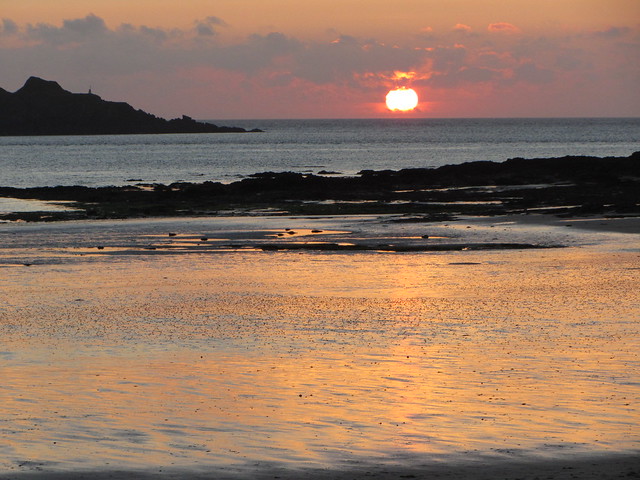 Sunset, Daymer Bay, Cornwall 2012.