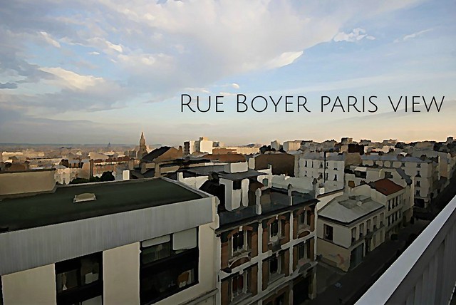 Rue Boyer - Paris View (vers Notre Dame de la Croix)