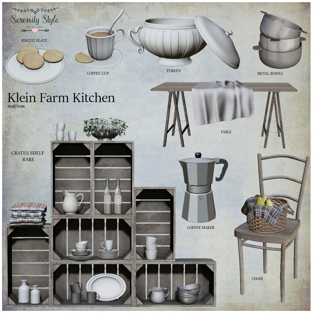 Serenity Stye-Klein Farm Kitchen Gacha