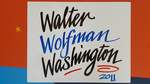 Walter Wolfman Washington - Nan Parati sign