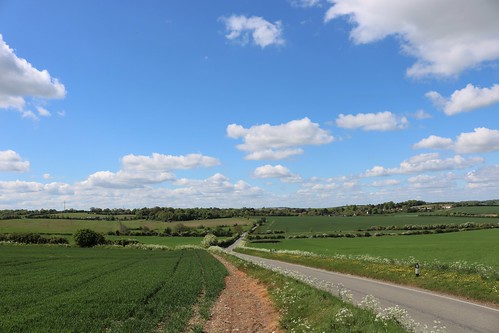 greatchishill view landscape cambridgeshire england unitedkingdom uk sky bluesky clouds hertfordshire road covid19 canoneos750d rural countryside