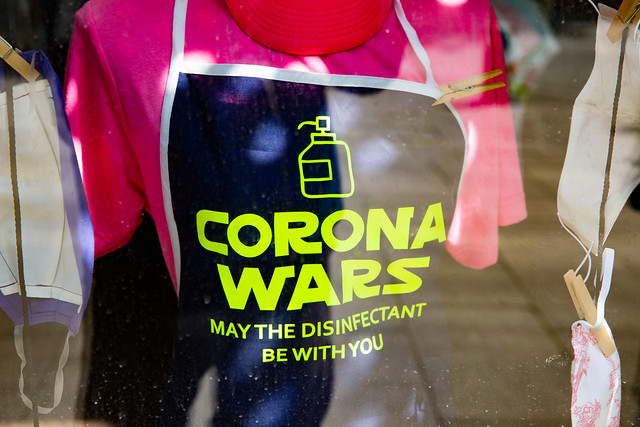 corona wars - may the disinfectant be with you