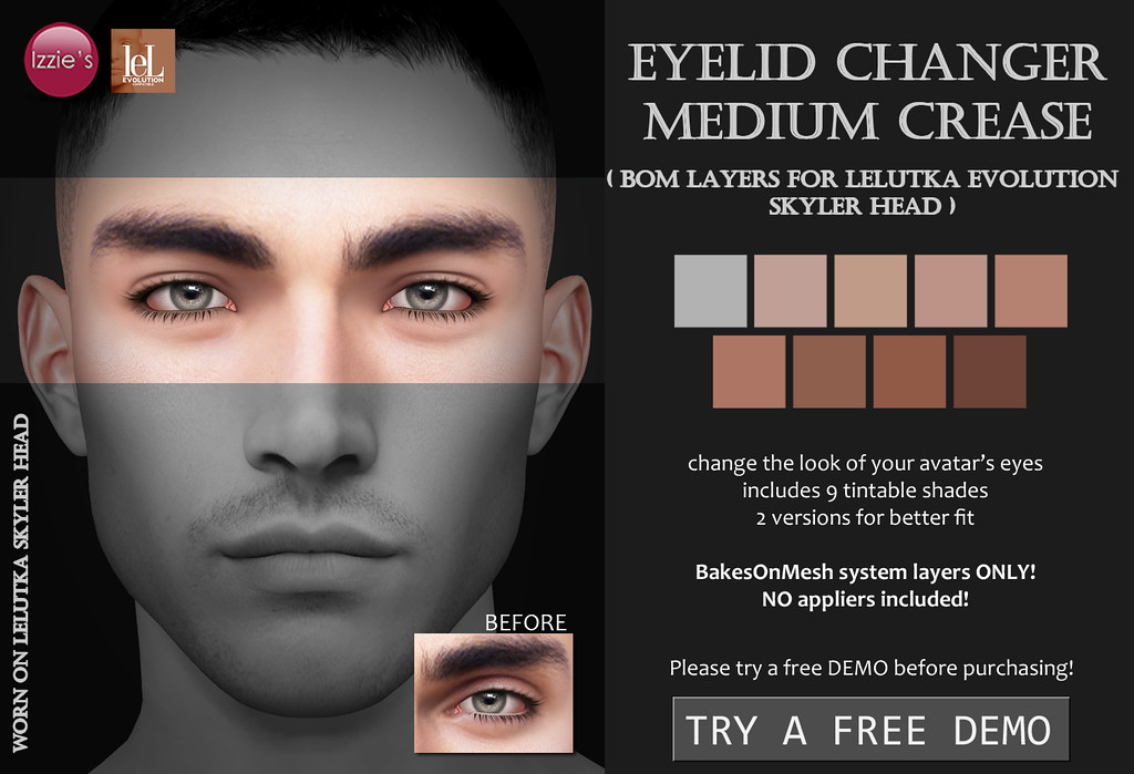 Eyelid Changer Medium Crease (LeLutka Evolution BOM)