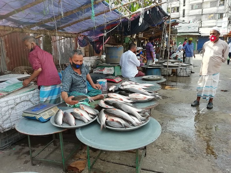 Biponibag fish market, Bangladesh