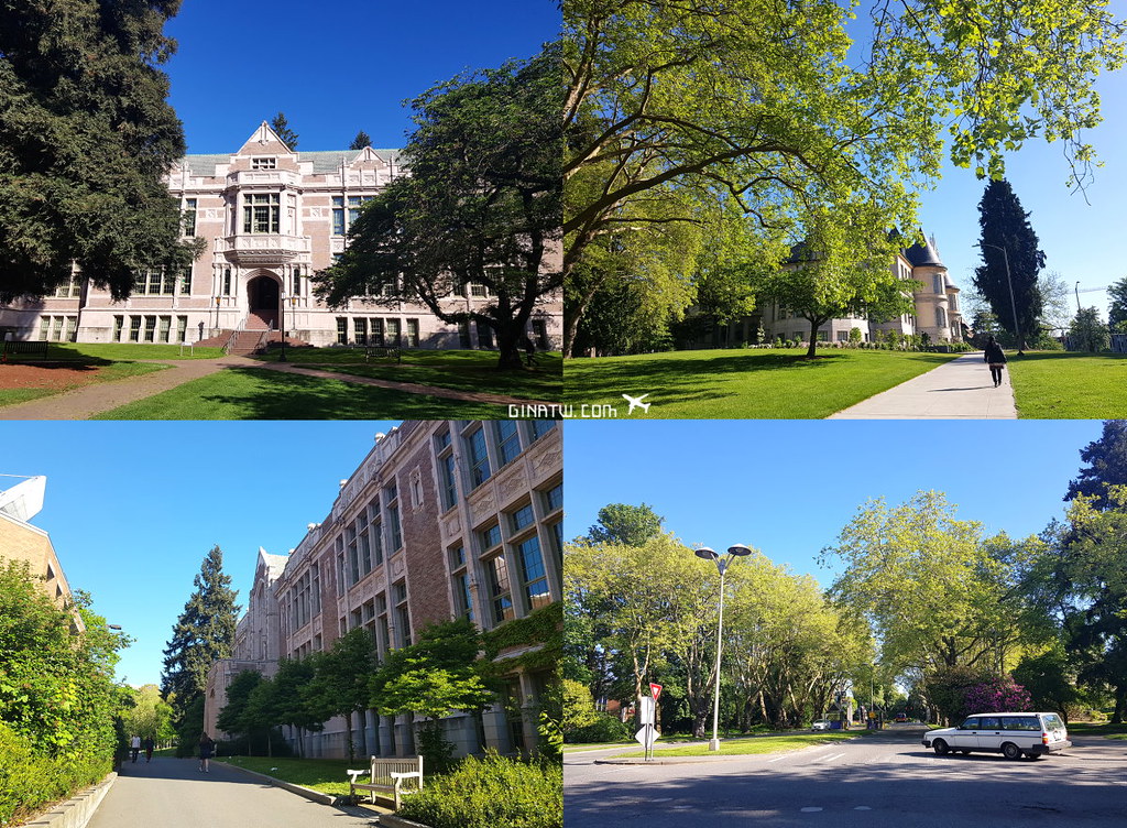 【西雅圖自助景點】華盛頓大學｜走進美國校園｜University of Washington – GINA LIN