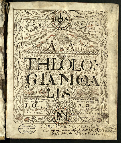 Theologia moralis. [Nesvyžius], 1610–1611 m. (1/2)