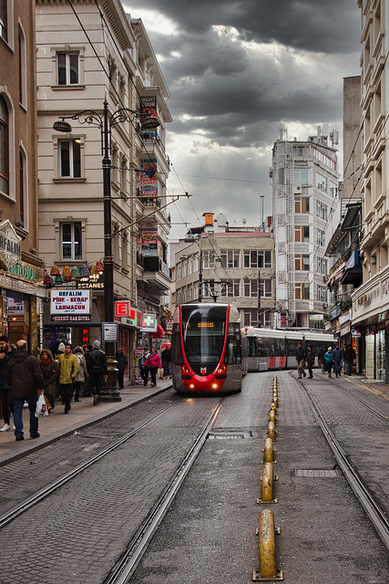 Sirkeci and tram