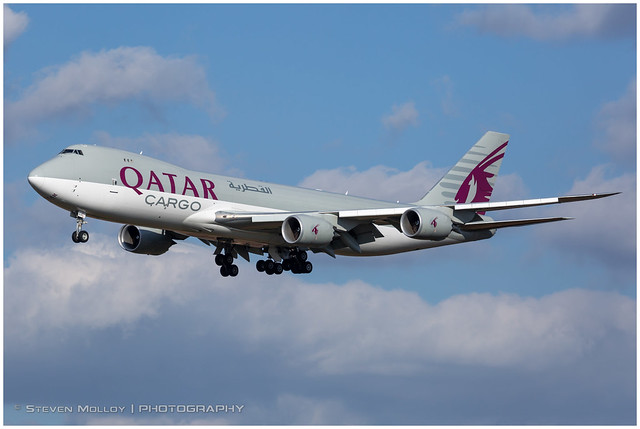 A7-BGA  Boeing 747-87U(F) | Qatar Airways | East Midlands EMA/EGNX | 06.03.2020