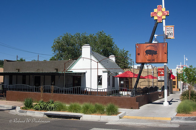 The Farmacy Restaurant on Route 66 in Albuquerque, New Mexico