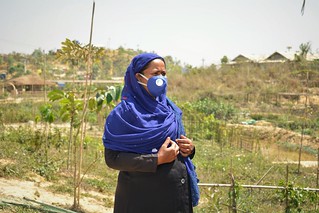 Mobina Khatun, Rohingya volunteers working with UN Women to mobilize their communities and raise awareness on COVID-19 | by UN Women Asia & the Pacific